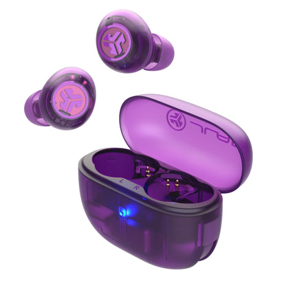 Go Pop ANC True Wireless Earbuds Transparent Purple