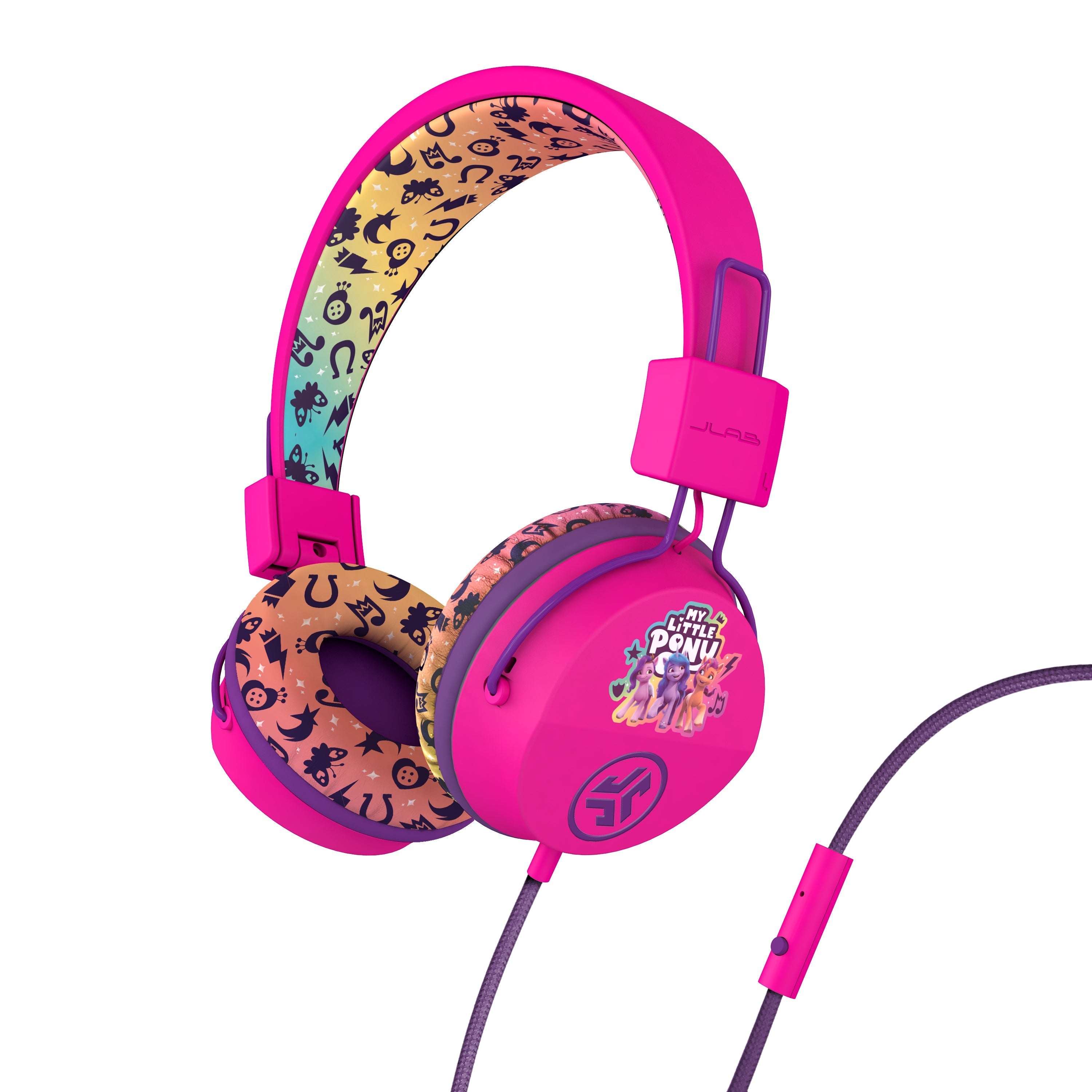 My Little Pony x JLab JBuddies Studio On Ear Kids Headphones