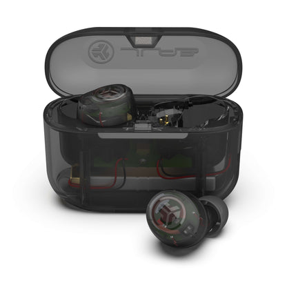 GO POP+ True Wireless Earbuds Clear