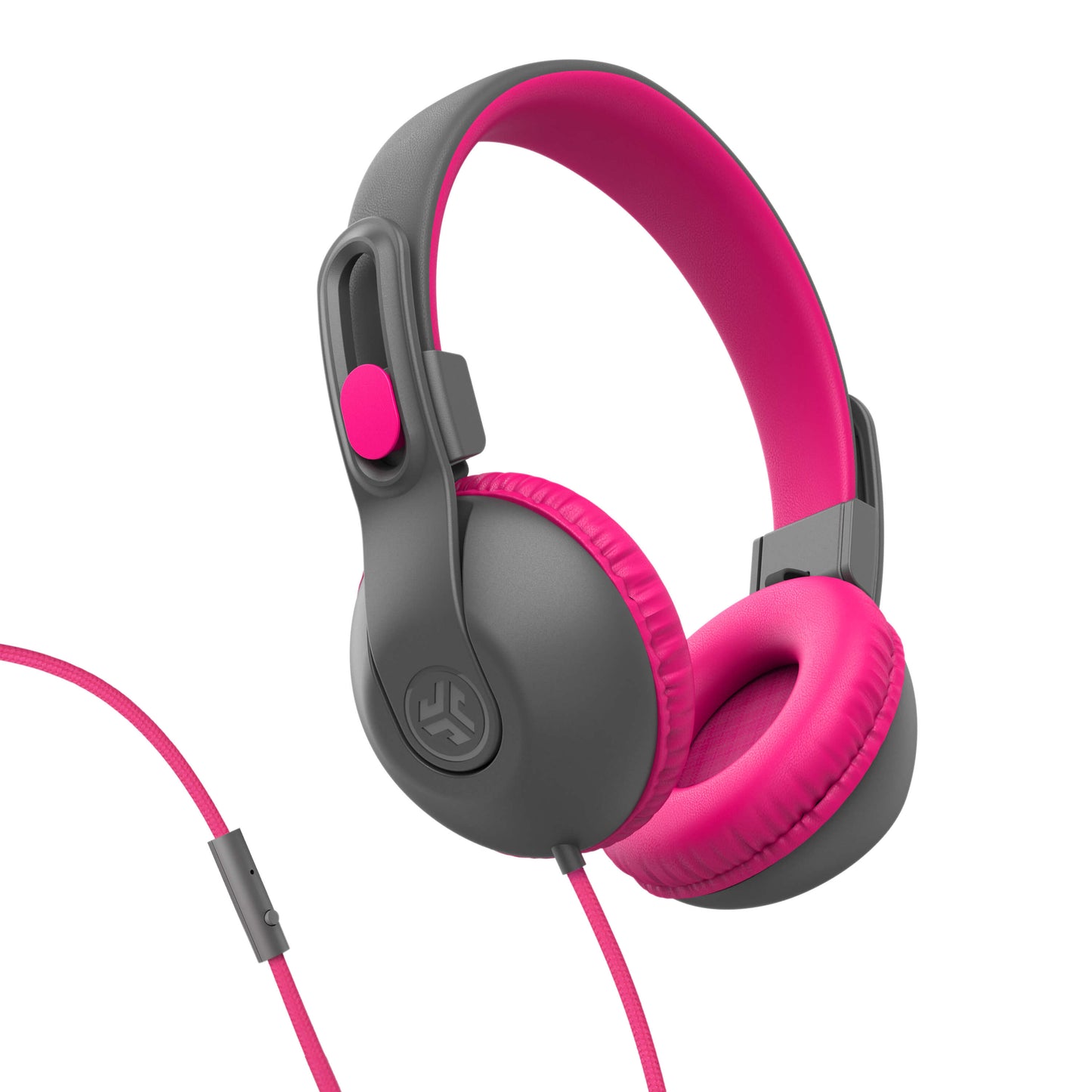 JBuddies Studio 2 Wired Kids Headphones Pink/Gray | 40217533808712