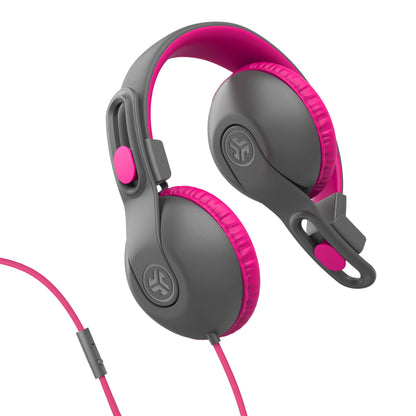 JBuddies Studio 2 Wired Kids Headphones Pink/Gray | 40217533808712