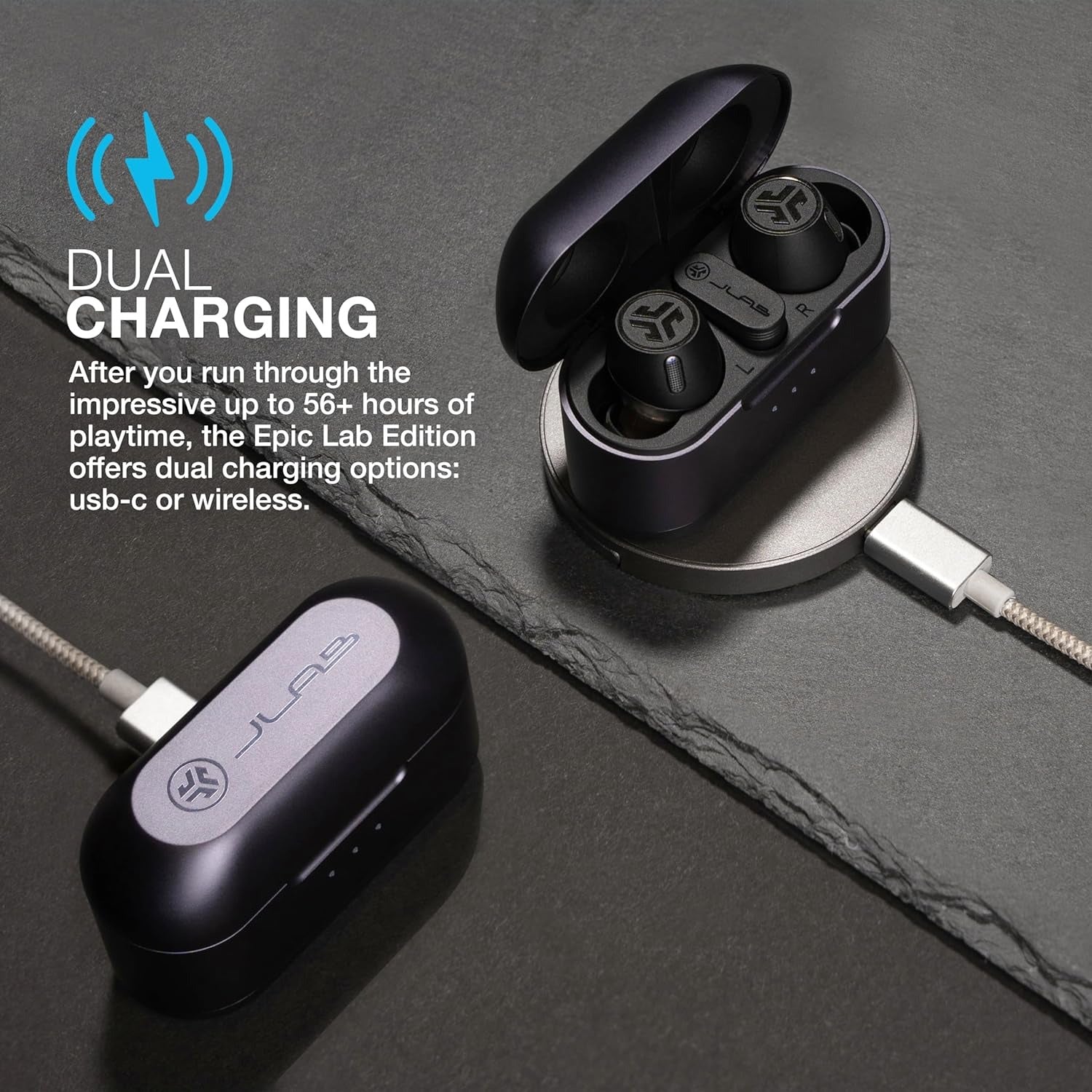 Jlab wireless earbud discount charger