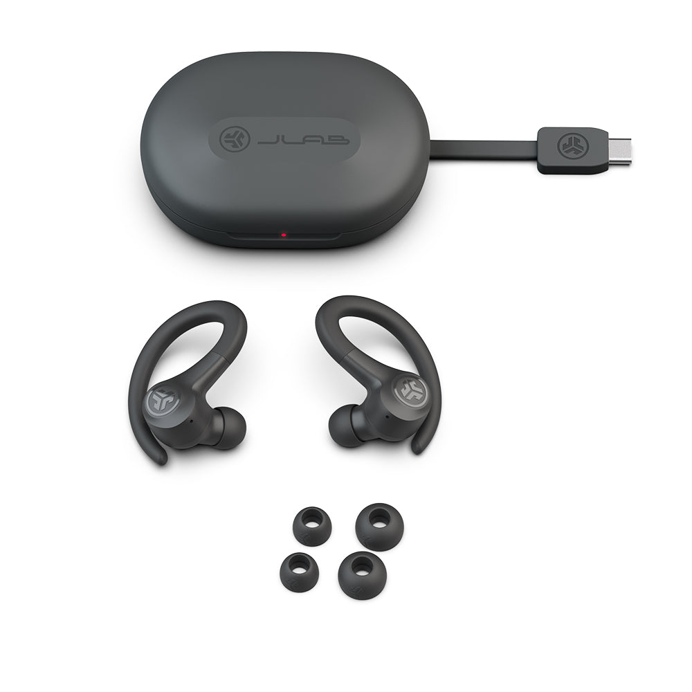 GO Sport+ True Wireless Earbuds Graphite