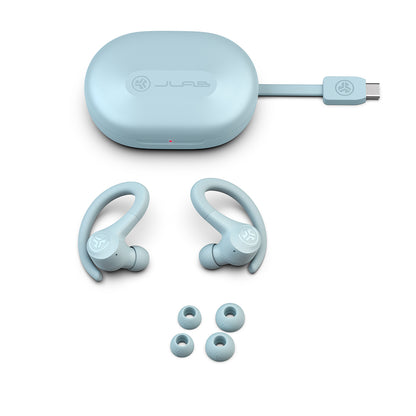 GO Sport+ True Wireless Earbuds Light Blue