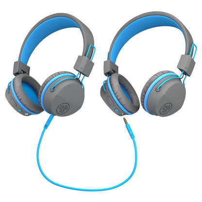 JBuddies Studio Wireless Kids Headphones (2020) Graphite / Blue| 35427196829768