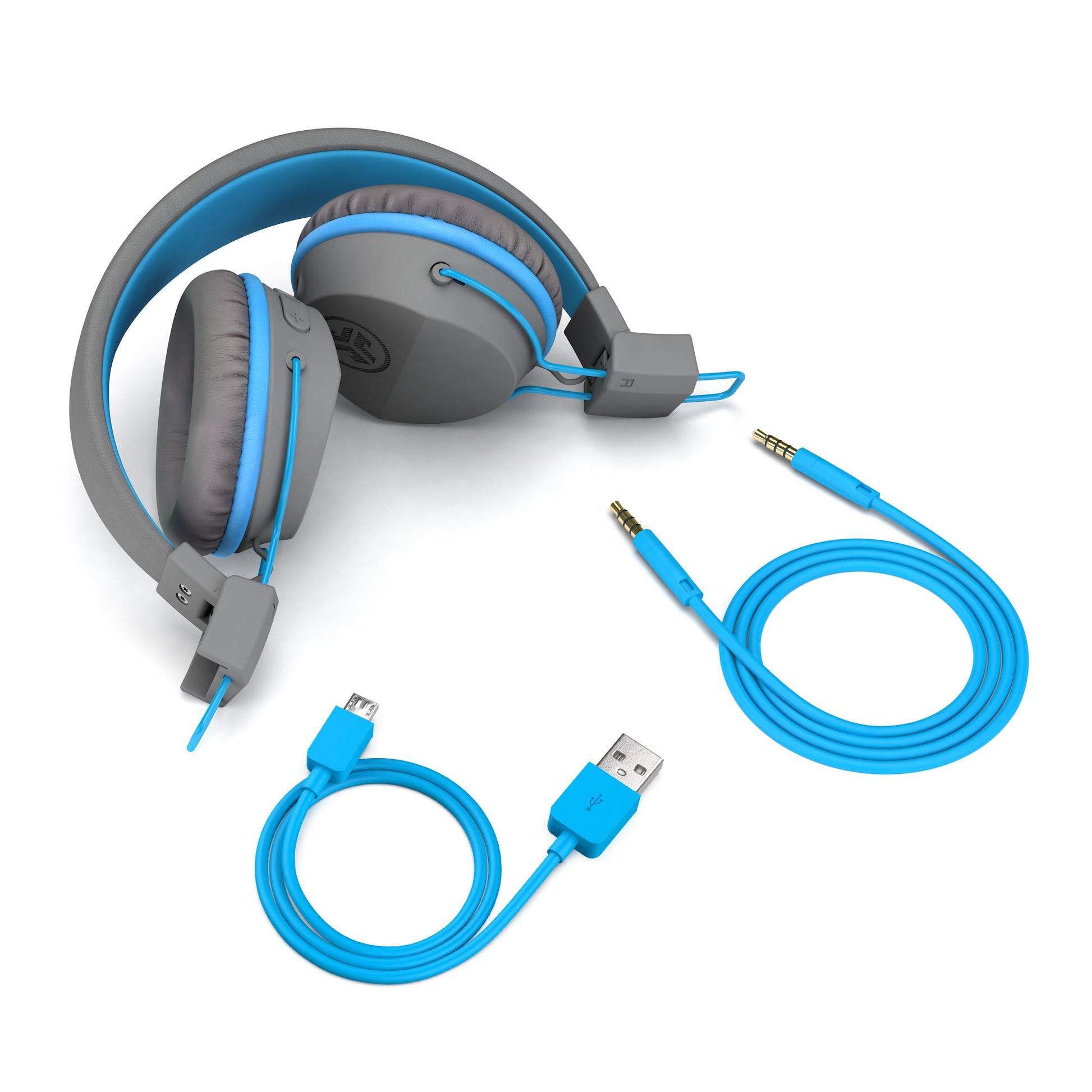 JBuddies Studio Wireless Kids Headphones (2020) Graphite / Blue| 35427196829768