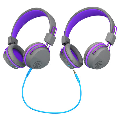 JBuddies Studio Wireless Kids Headphones (2020) Graphite / Purple| 35427196960840