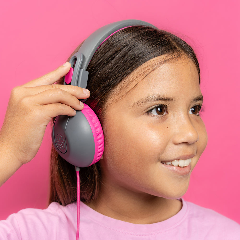 JBuddies Studio 2 Wired Kids Headphones Pink/Gray | 40217533808712