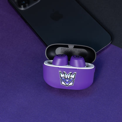 Transformers JBuds ANC 3 True Wireless Earbuds Decepticons