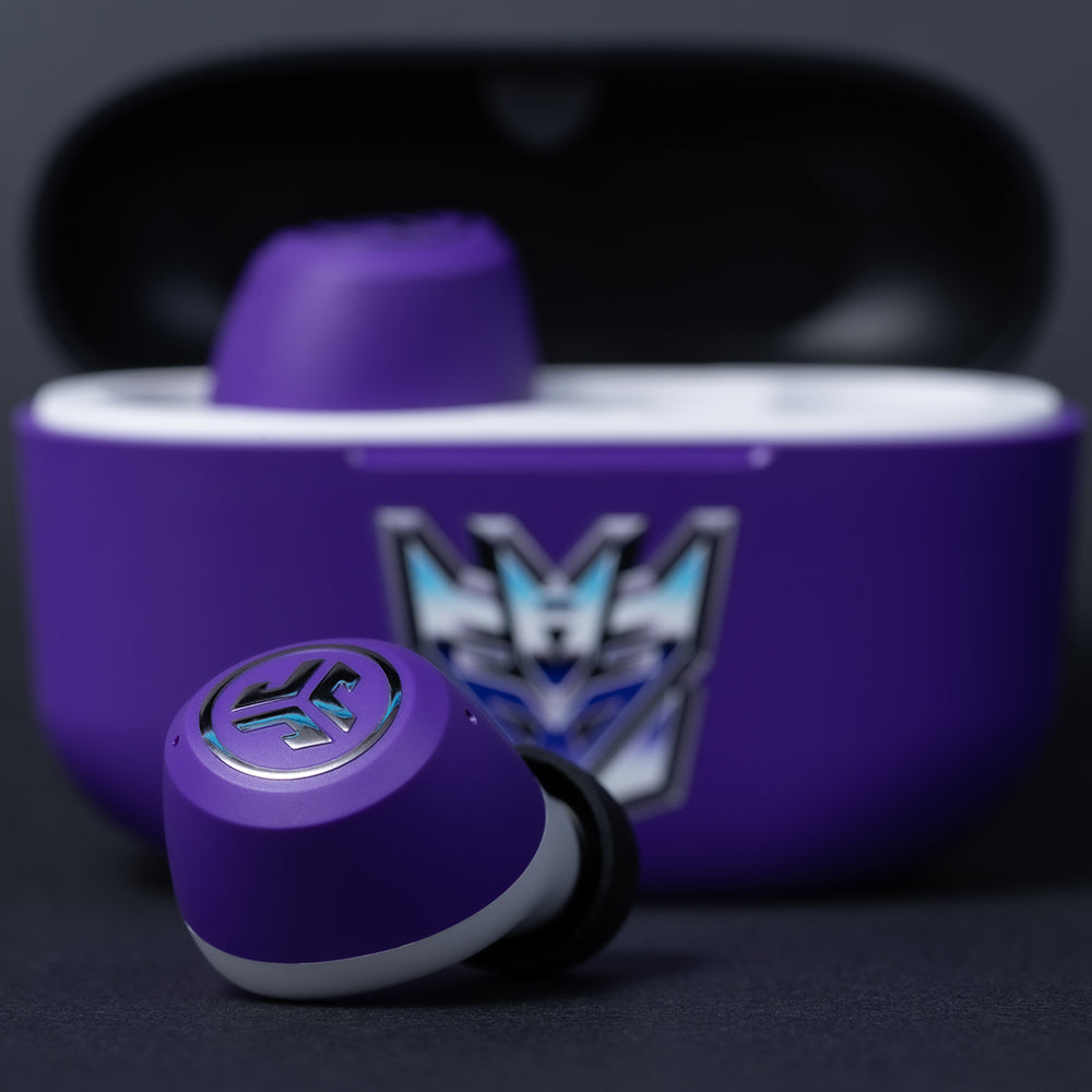 Transformers JBuds ANC 3 True Wireless Earbuds Decepticons