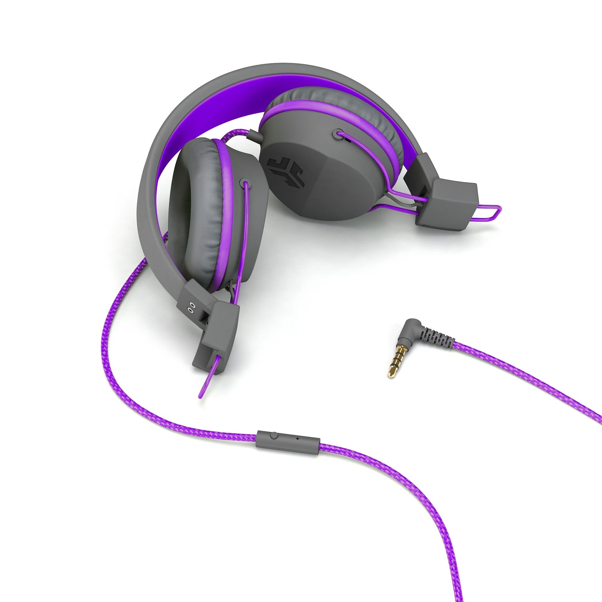 JBuddies Studio On-Ear Kids Headphones Graphite / Violet| 23204594631