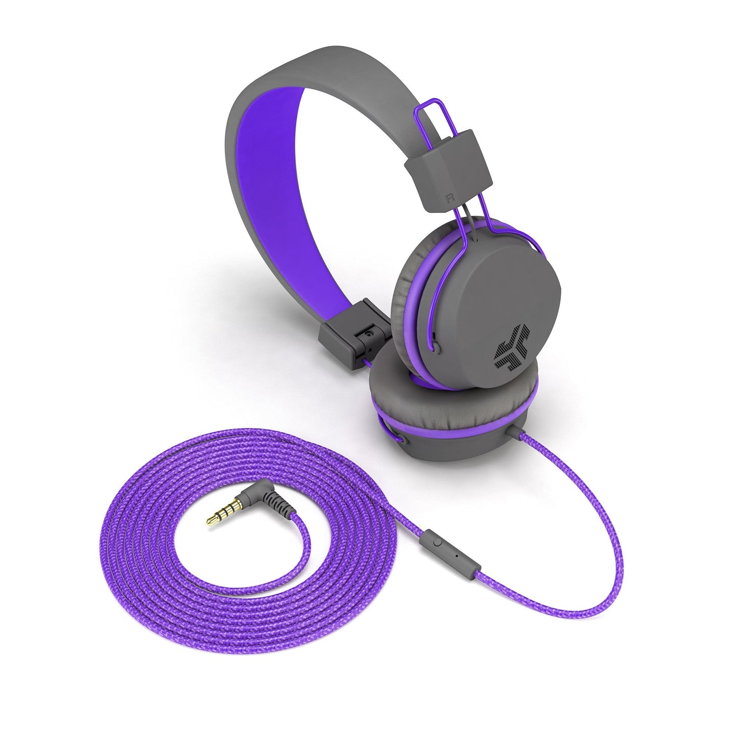 JBuddies Studio On-Ear Kids Headphones Graphite / Violet| 23204594631