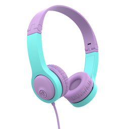 JBuddies Folding Gen 2 Kids Headphones Pink/Teal| 39949237977160