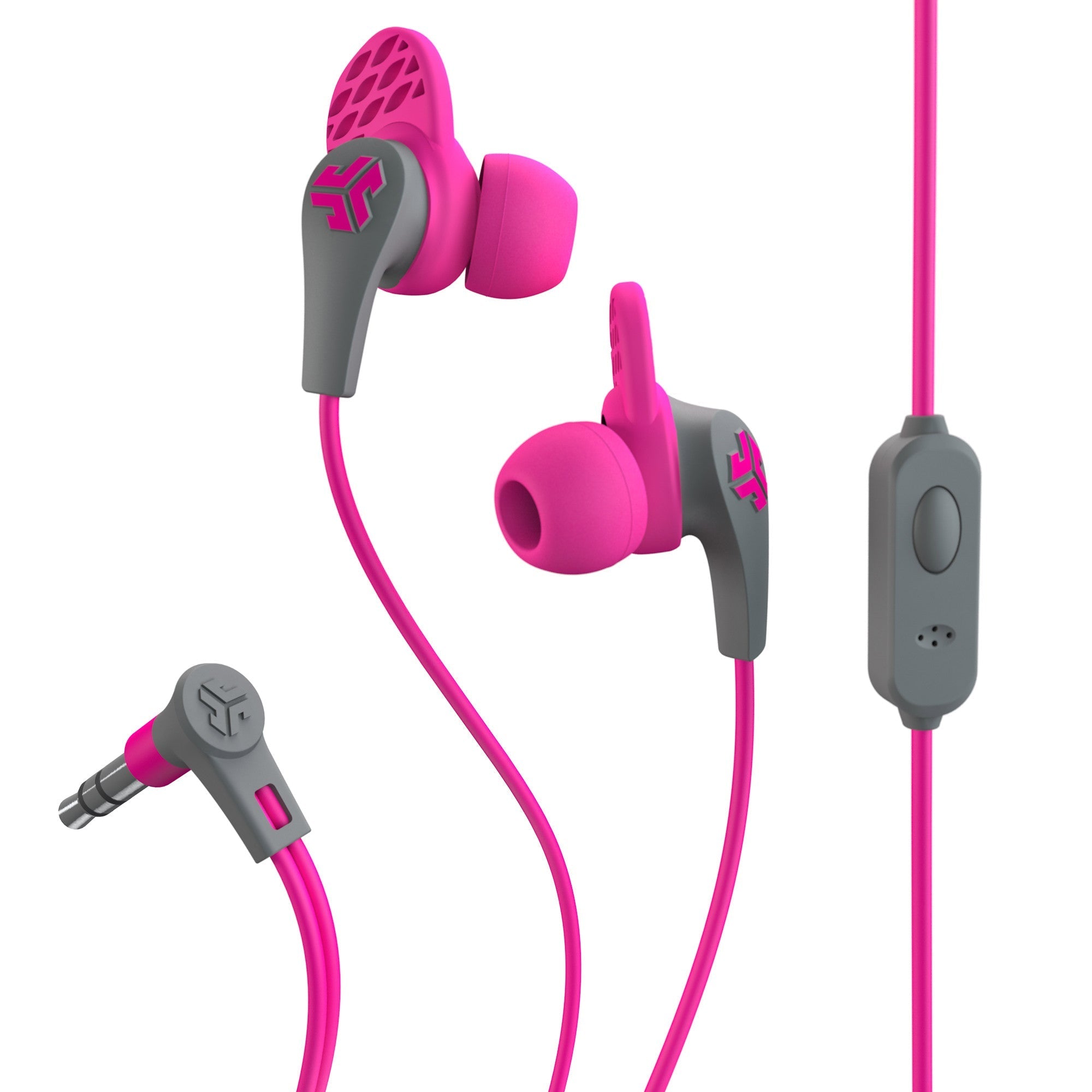 JLab JBuds Pro Signature Wired Earbuds Pink