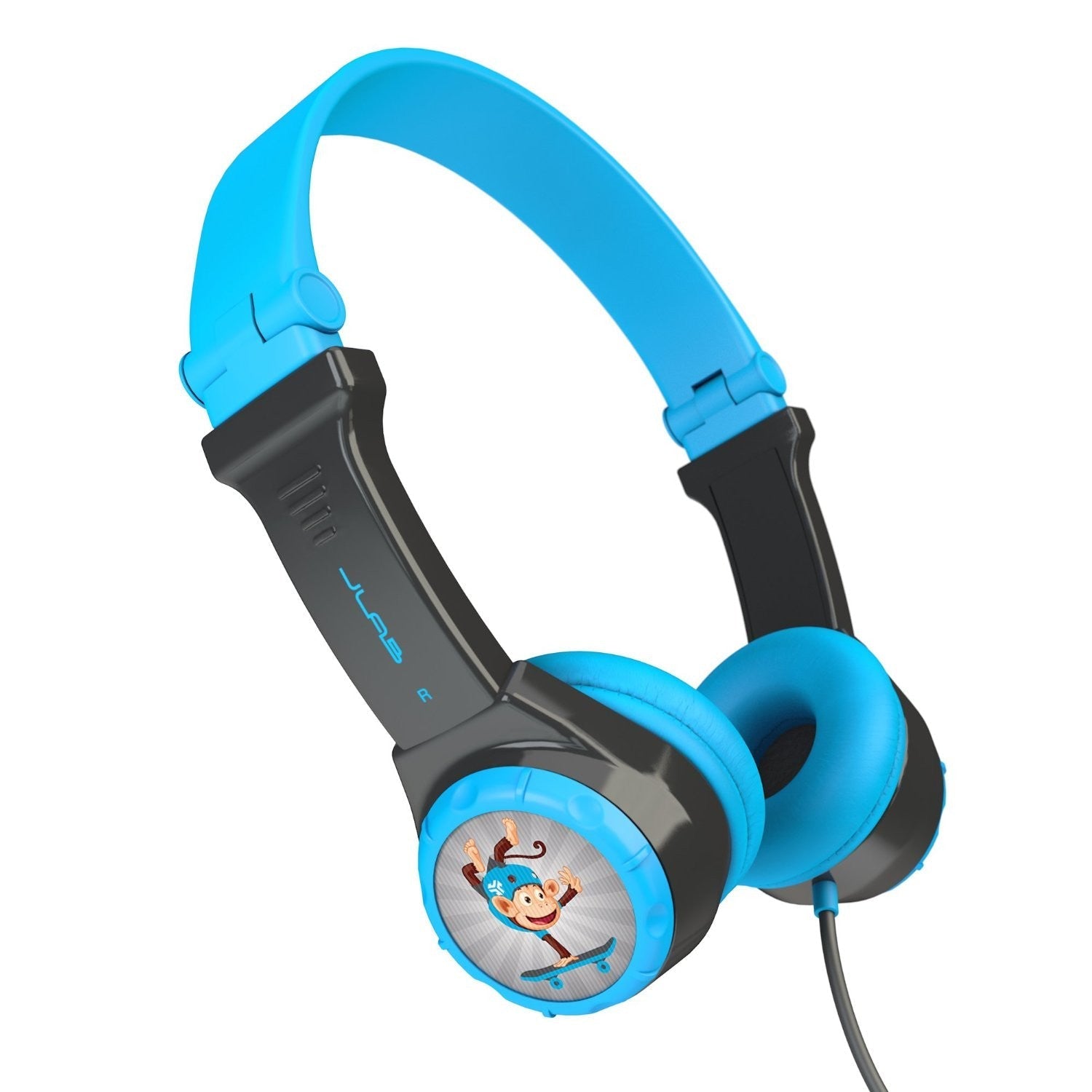 JLab JBuddies Folding Kids Headphones Blue/Gray