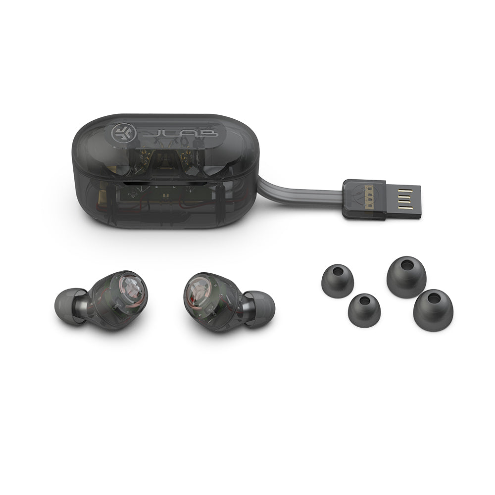 JLab GO Air POP Clear True Wireless Earbuds