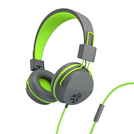 Neon On-Ear Headphones Graphite / Lime| 16444034183