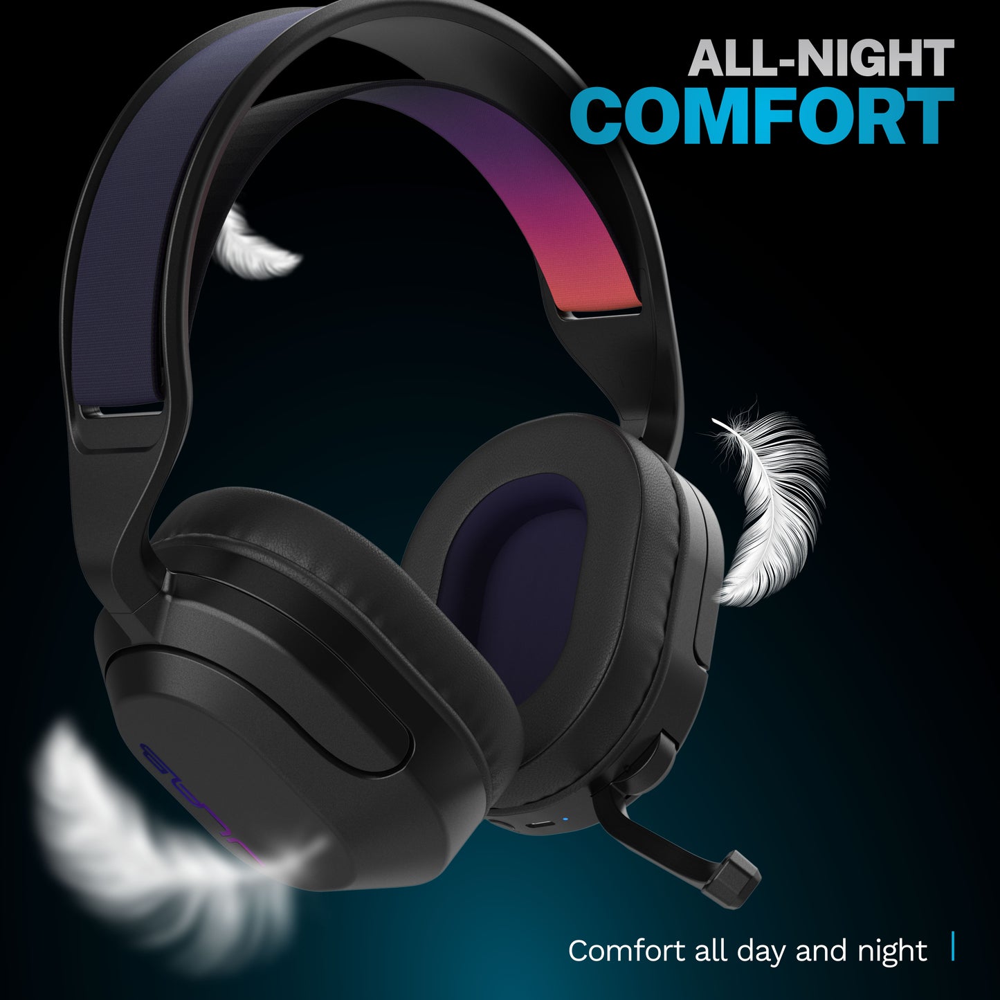 Nightfall Wireless Gaming Headset Black