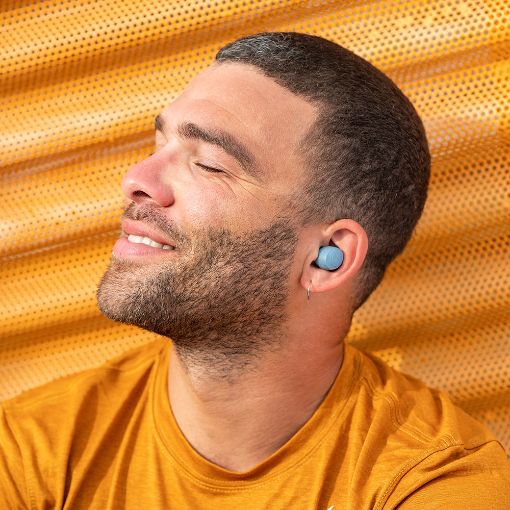 JLab Go Air Pop True Wireless Bluetooth Earbuds + Charging Case | Lilac 