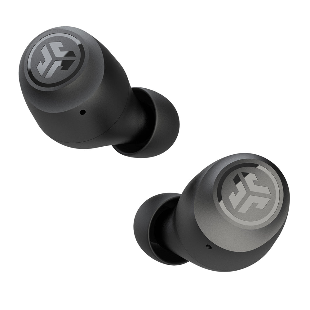 JLab Go Air Pop True Wireless Bluetooth Earbuds + Charging Case, Slate,  Dual Connect, IPX4 Sweat Resistance, Bluetooth 5.1 Connection, 3 EQ Sound