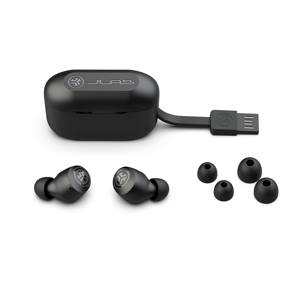 JLab Go Air Pop True Wireless Headphones - Black