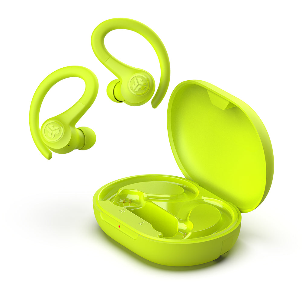 JLab - Go Air Sport True Wireless Earbuds - Yellow Green Brand New